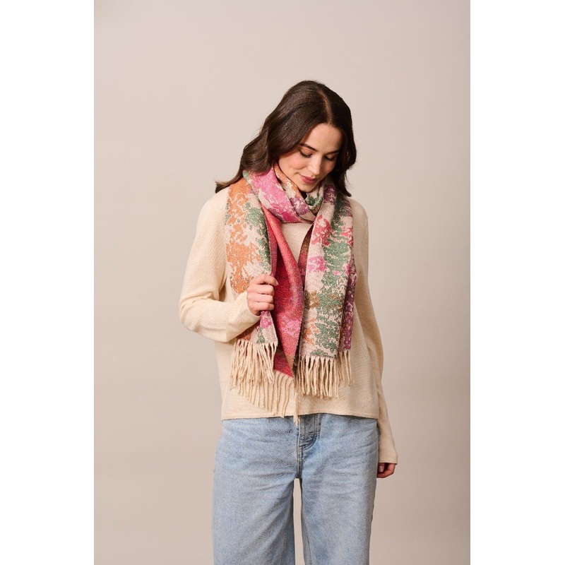 Orange Val Thornes Scarf