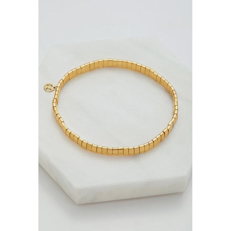 Tile Bracelet - Gold (6670)