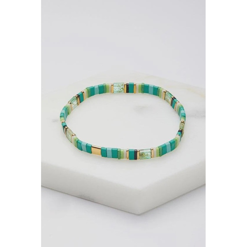 Tile Bracelet - Jade (6901)