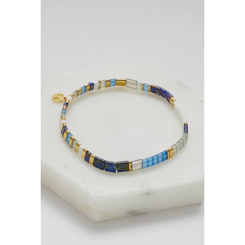 Tile Bracelet - Navy (6358)