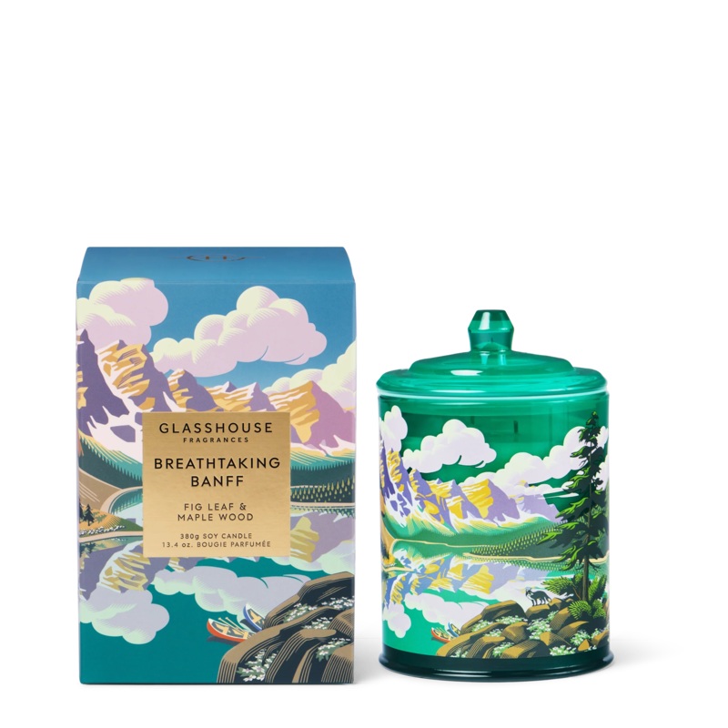 380g Triple Scented Soy Candle - Breathtaking Banff