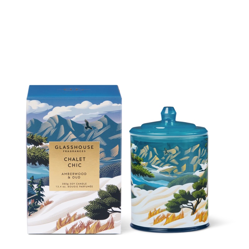 380g Triple Scented Soy Candle - Tabac Blossom & Amberwood