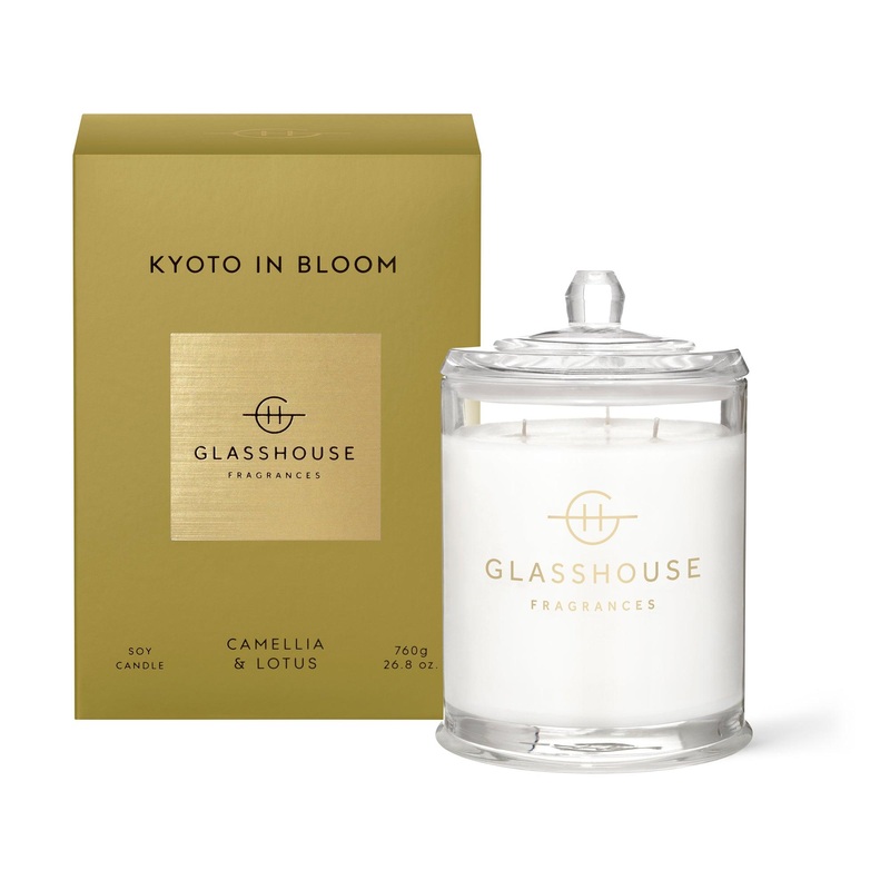 Kyoto in Bloom  Camellia & Lotus  Triple Scented Soy Candle | 760g