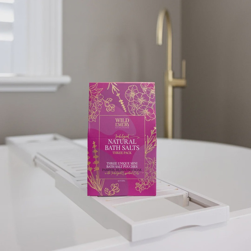 Natural Bath Salts Three Pack -Indulgent