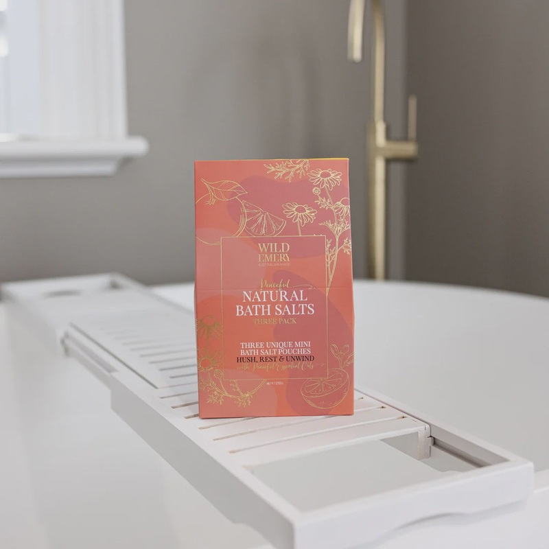 Natural Bath Salts Three Pack - Peaceful