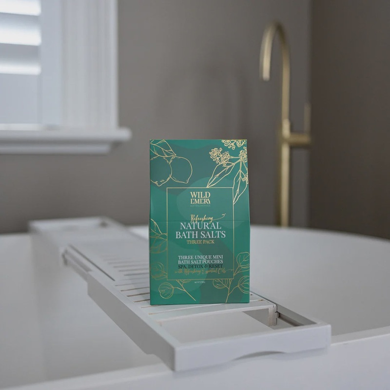 Natural Bath Salts Three Pack - Refreshing