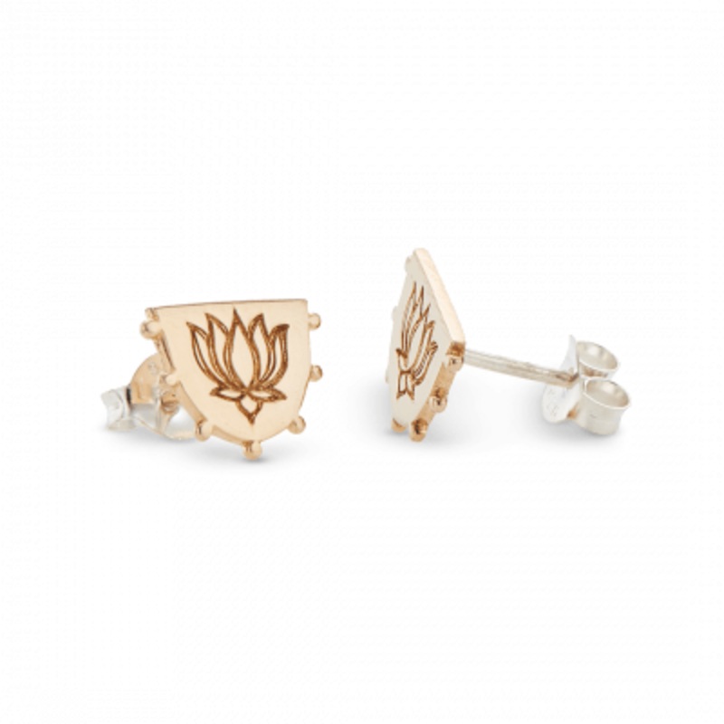 Palas - Lotus Stud Earrings