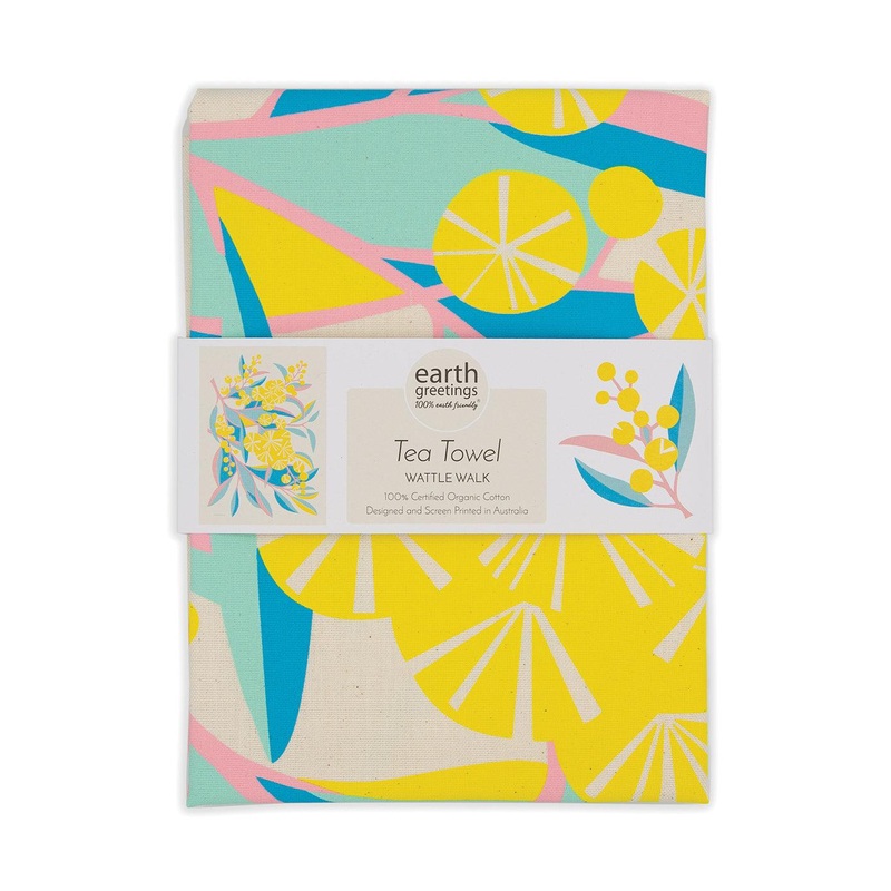 Tea Towel - Wattle Walk