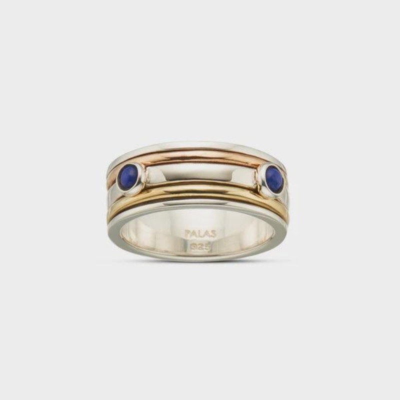 Creativity Lapis Lazuli Meditation Spinning Ring