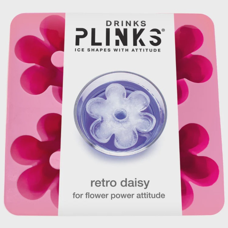 Ice Tray Retro Daisy Pink