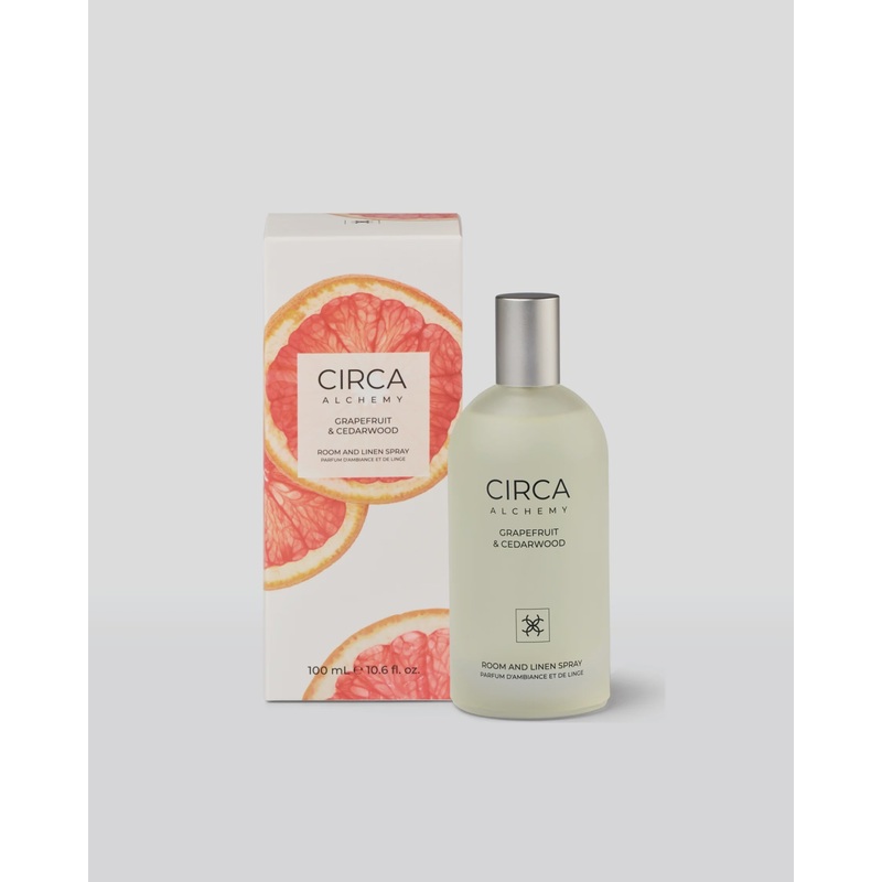 100ml Room & Linen Spray - Alchemy - GRAPEFRUIT & CEDARWOOD