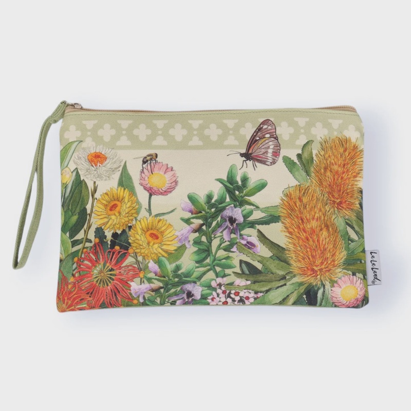 Clutch Purse Botanical Blooms Flowers