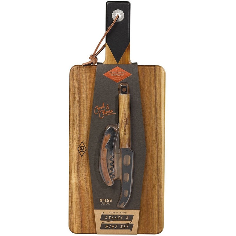 Cheese & Wine Set - Acacia Wood