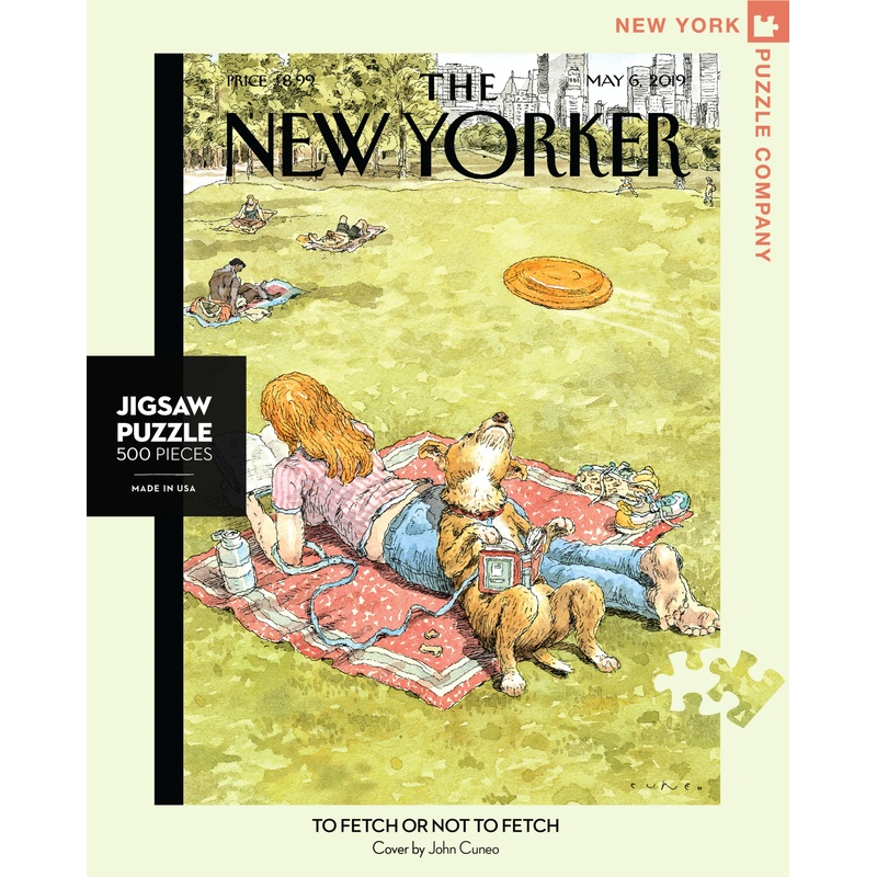 New Yorker Puzzle - 500 Pc Puzzle - Fetch Or Not To Fetch