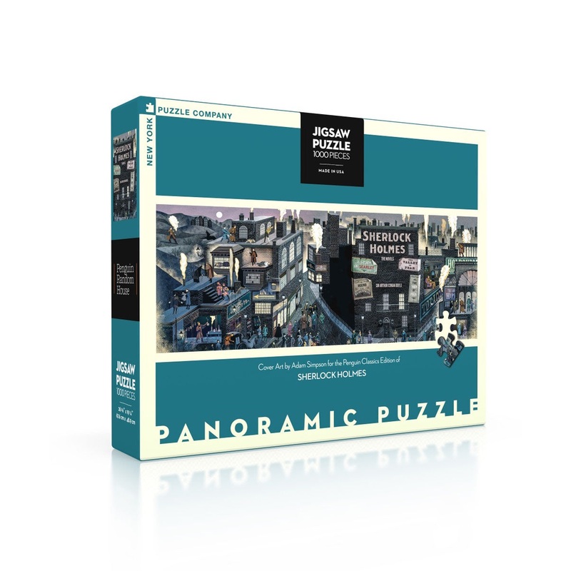 NYPC 1000 Pc Panoramic Puzzle  Sherlock Holmes