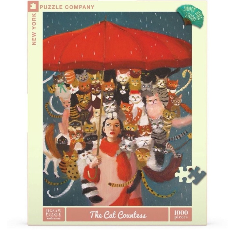 NYPC Janet Hill 1000Pc Puzzle  The Cat Countess