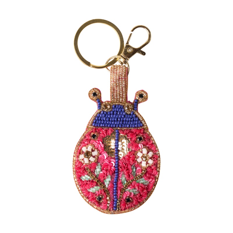 Beaded Keyring - Lovely Ladybird