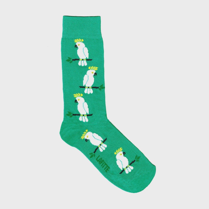 Cockatoo Socks  Green