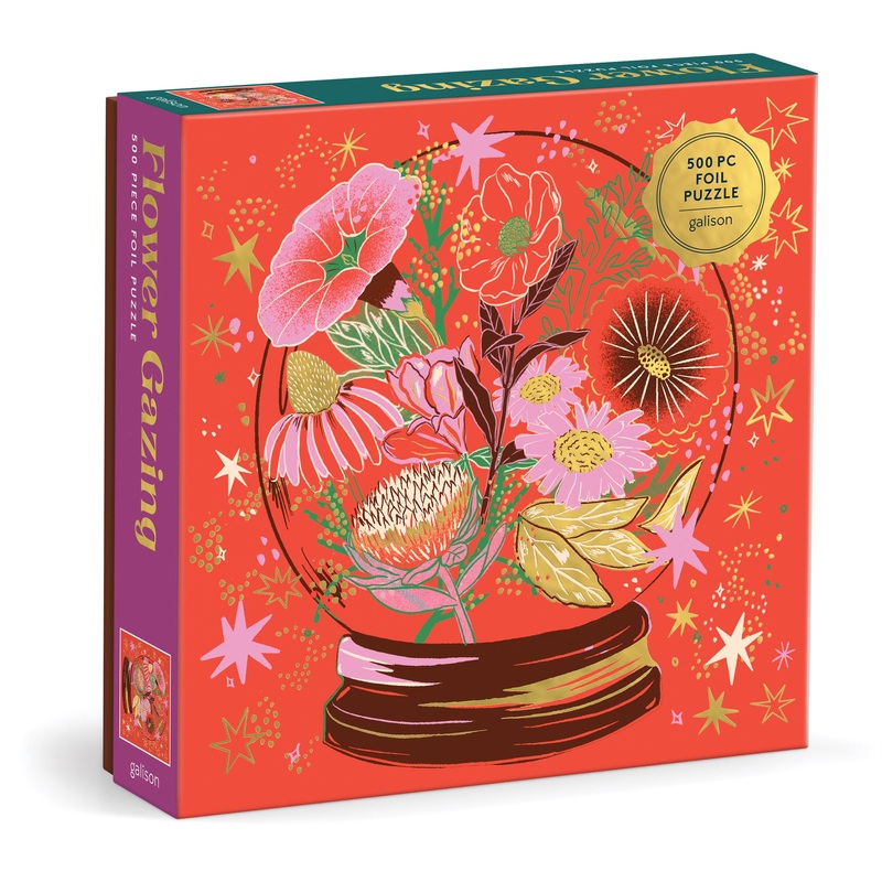 Flower Gazing Foil Puzzle 500pcs
