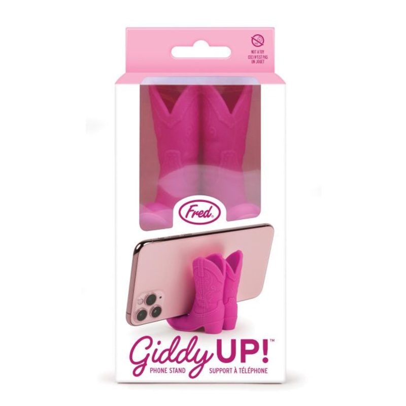 Giddy Up Phone Stand Pink