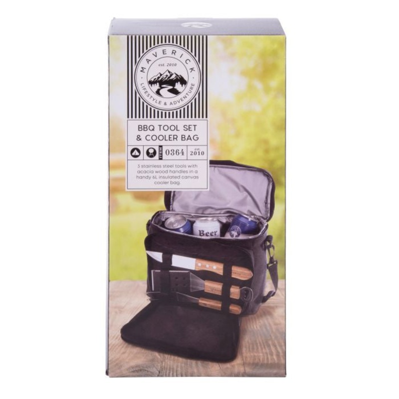 Insulated Cooler Bag with 3pcs BBQ Tools