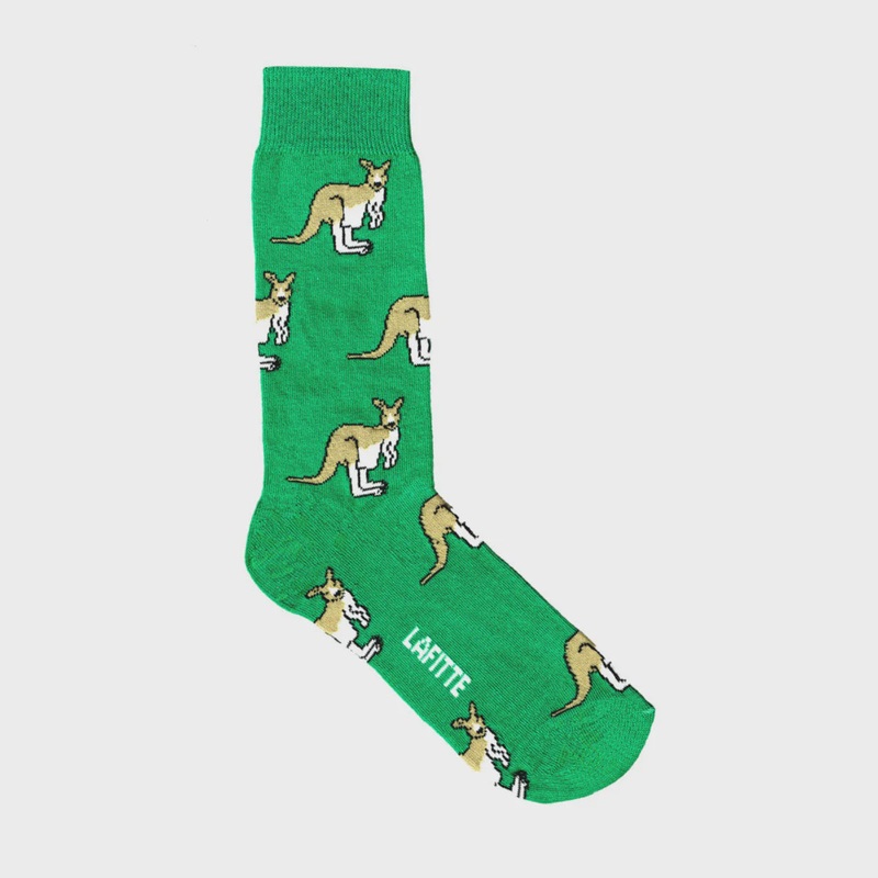 Kangaroo Socks  Emerald Green