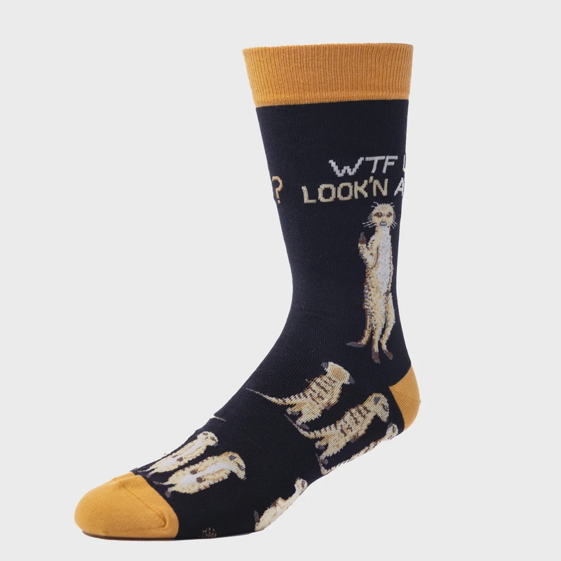 Mad Meerkats Socks Mens