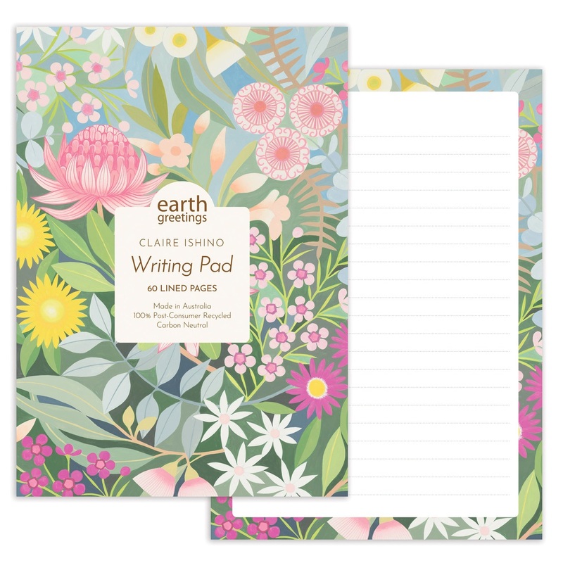 A5 Writing Pad - Bush Bouquet