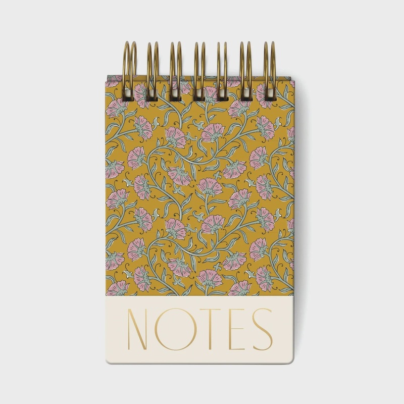 Chunky Notepad - Green Vintage Floral