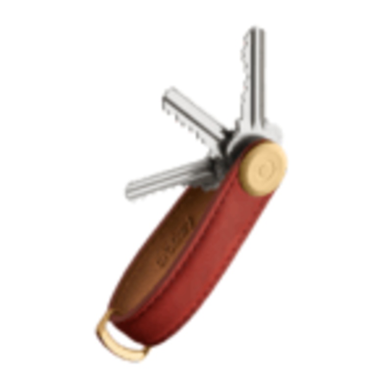 Key Organiser Crazy-Horse - Maple Red with Red Stitching