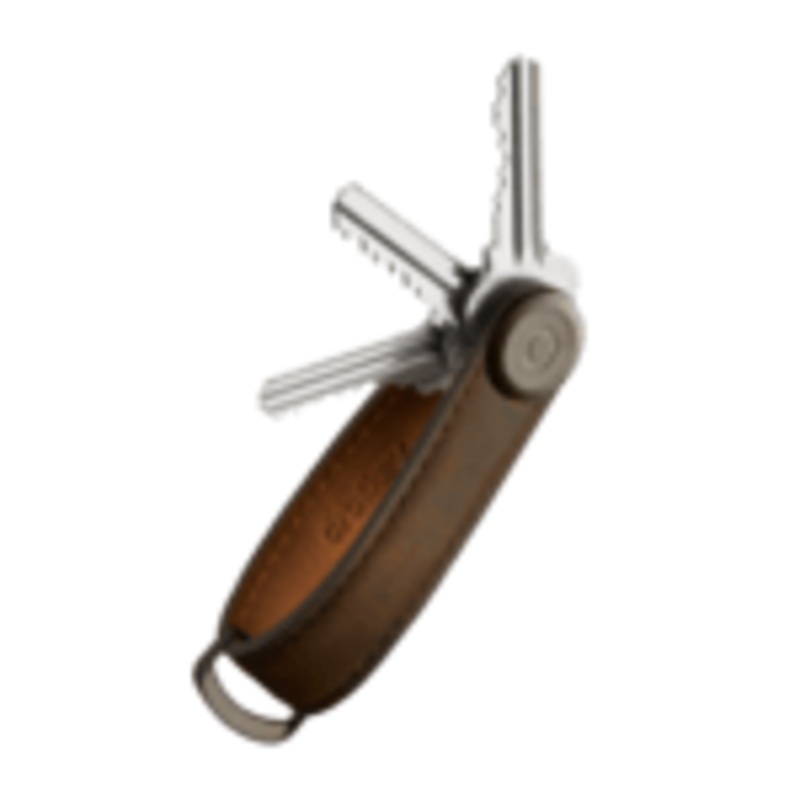 Key Organiser Crazy-Horse - Oak Brown with Brown Stitching