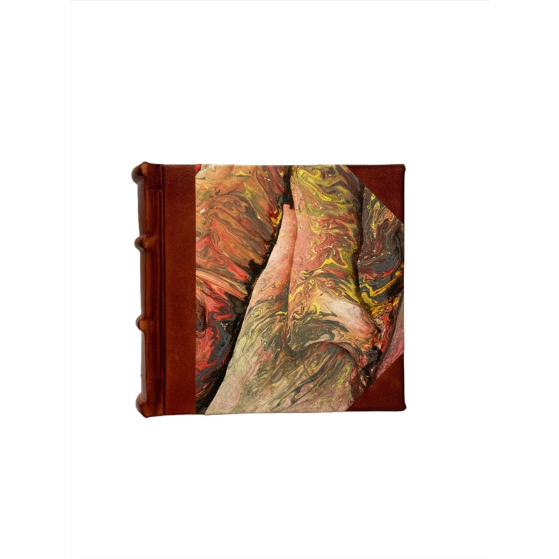 Leather & Paper Bound Photo Album 21*19cm