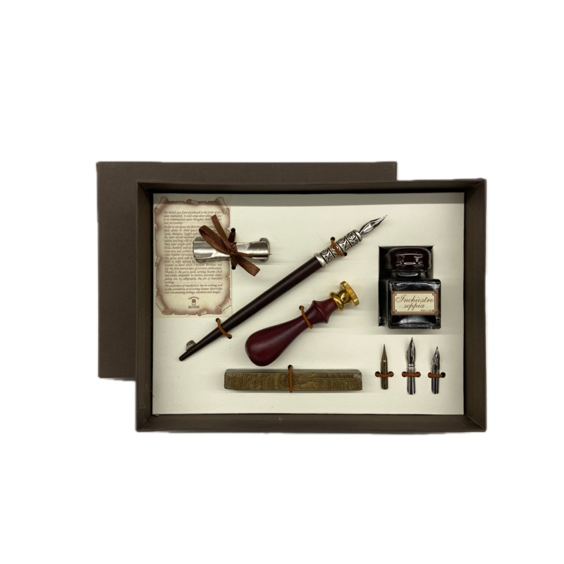 Pen Set - Calligraphy With Wax And Ink