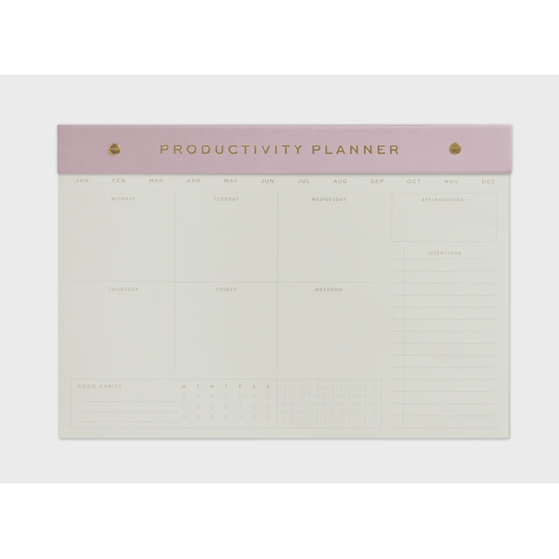 Weekly Postbound Notepad - Lilac