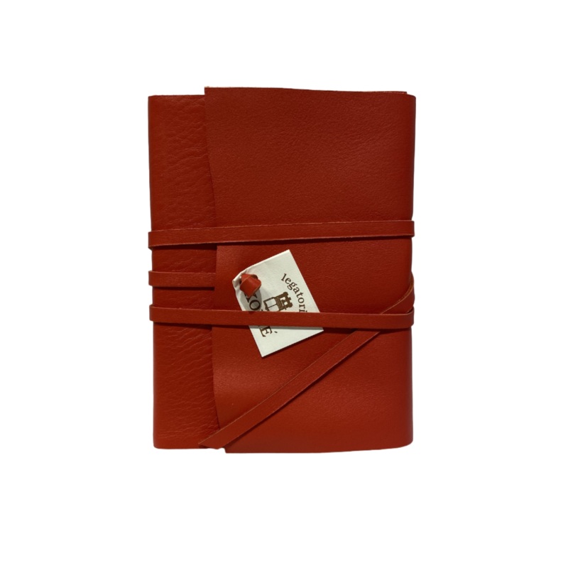 Wrap Leather Journal Medioevalis Red Medium