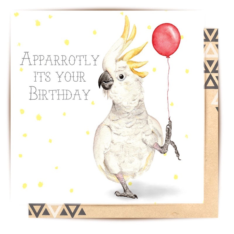 Card - Apparrotly It's Your Birthday