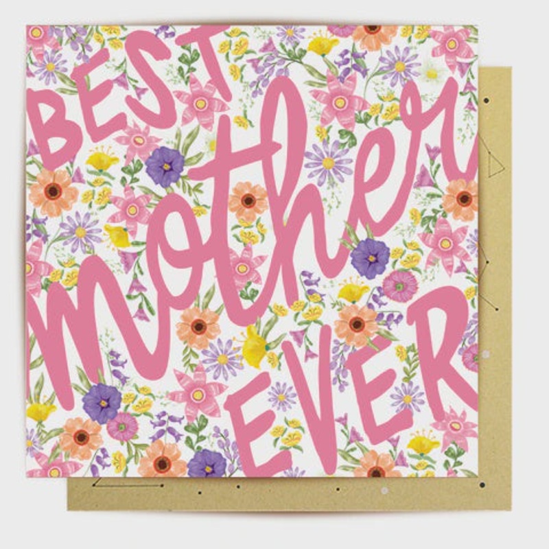 Card -  Best Mum Ever Flowers