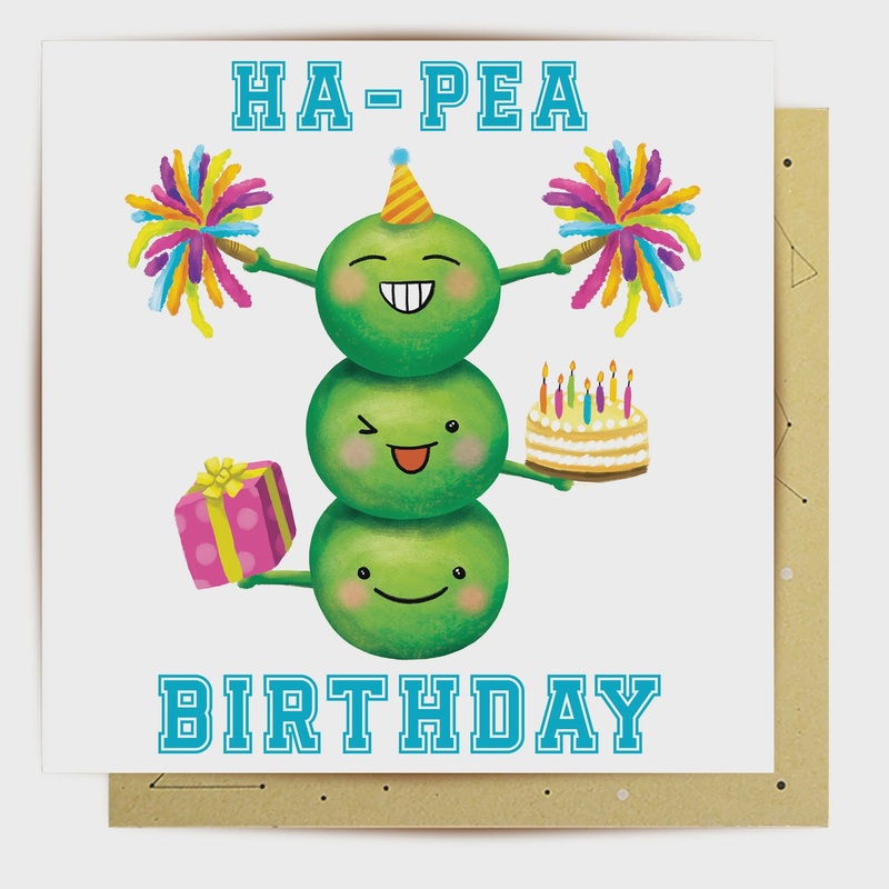 Card - Ha-Pea Birthday