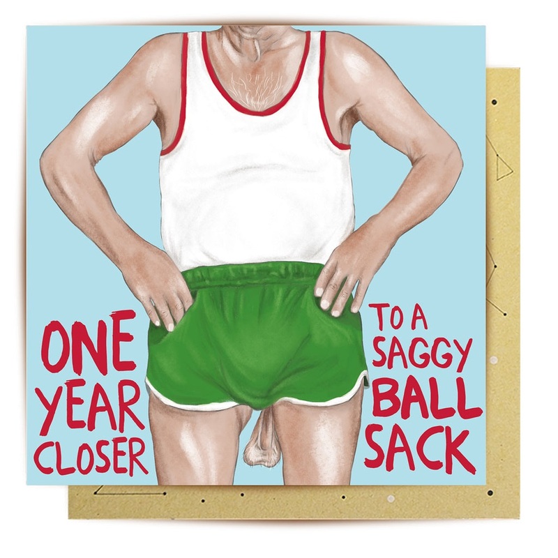 Card - Old Man Ball Sack