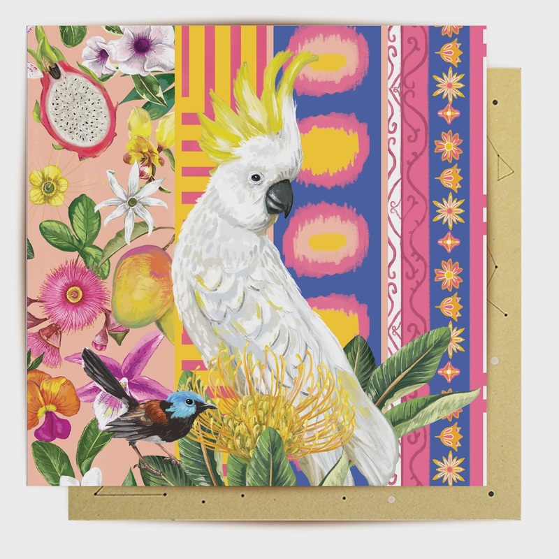 Card - Tropicana Australiana Patterns