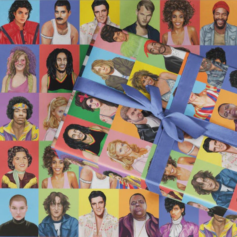 Flat Wrapping Paper Tribute Artist