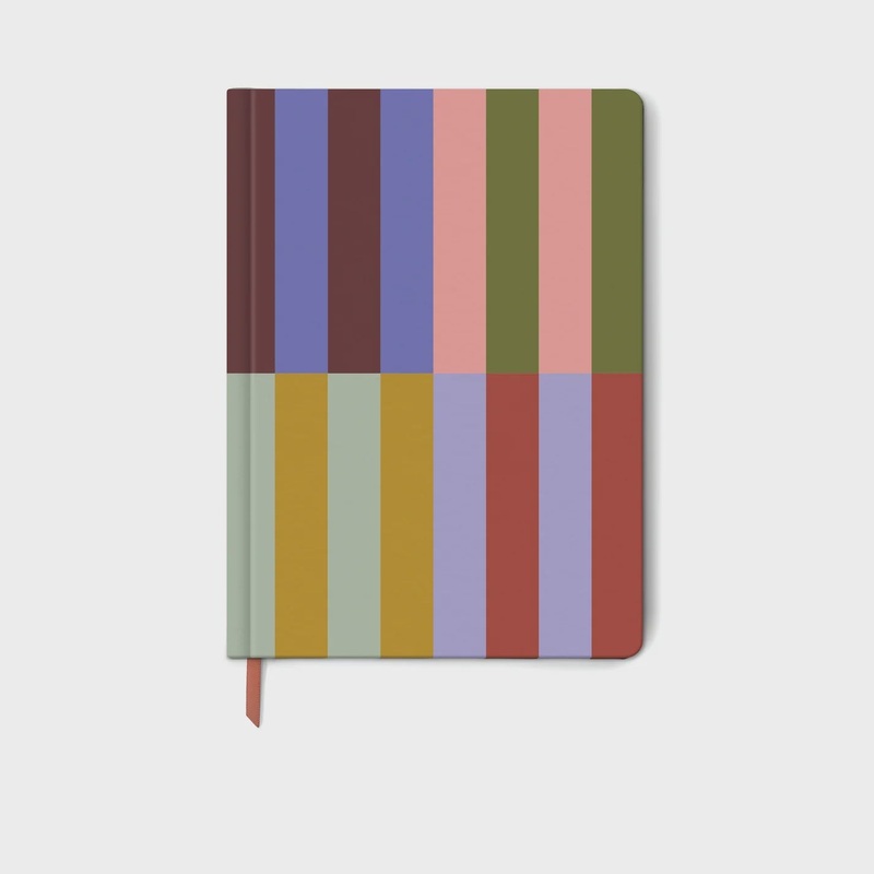 Jumbo Soft Touch Journal - Bold Stripe