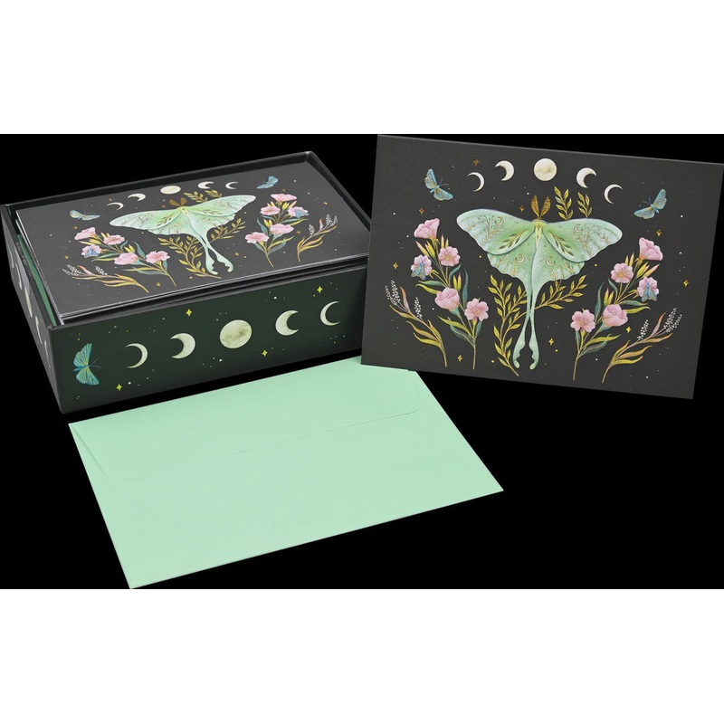 Luna Moth Note Cards
