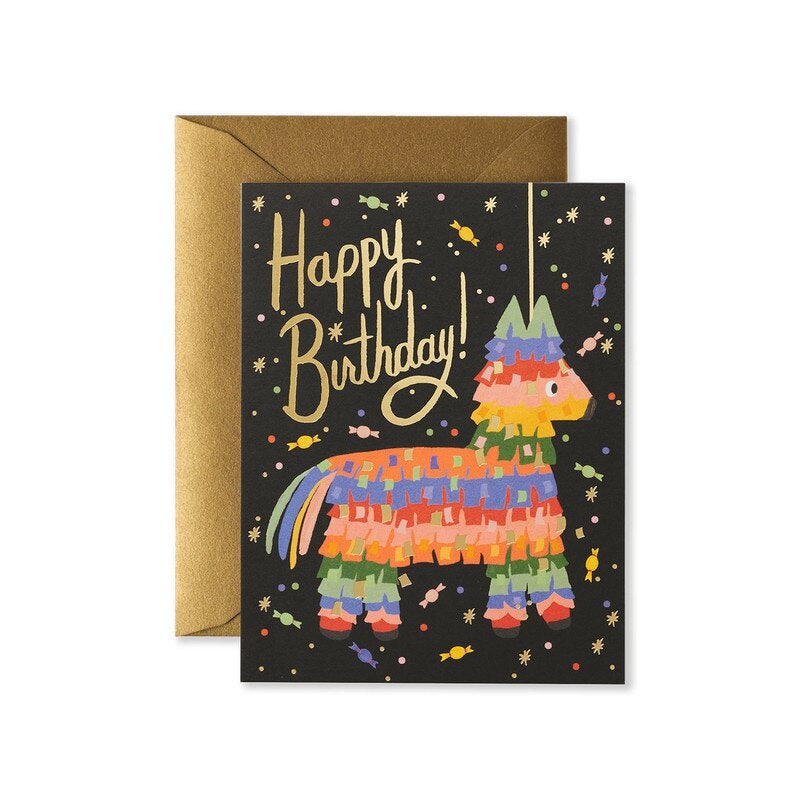 Rifle Paper Co - Single Card - Pinata Birthday