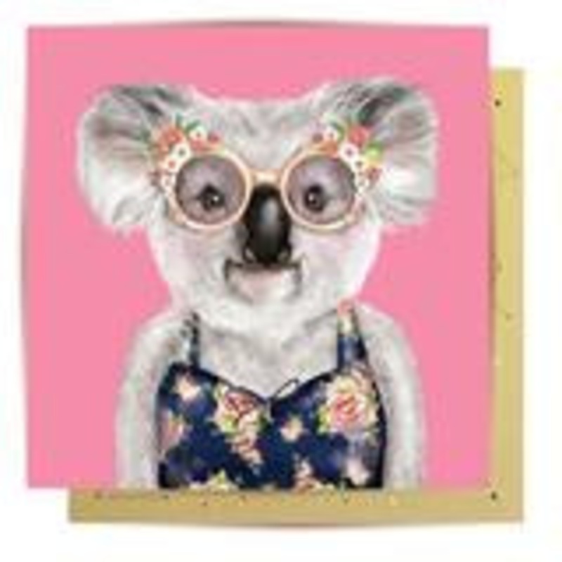 Card - Koala Bather