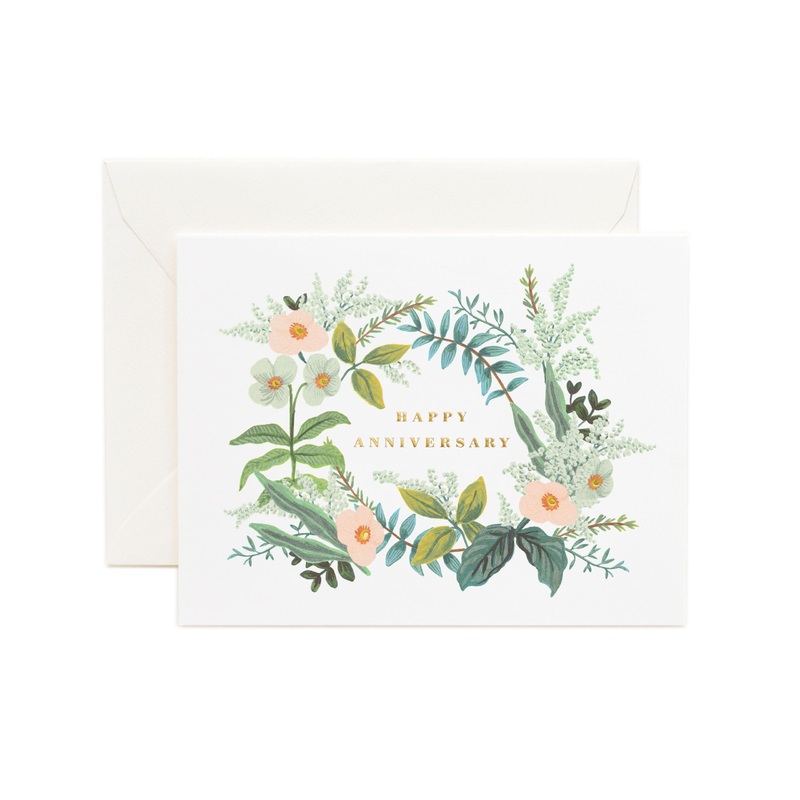 Rifle Paper Co - Single Card - Anniversary Bouquet