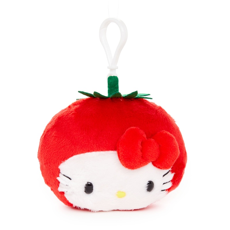 Hello Kitty Tomato Plush Mascot Clip (Fruit & Veggie Series)