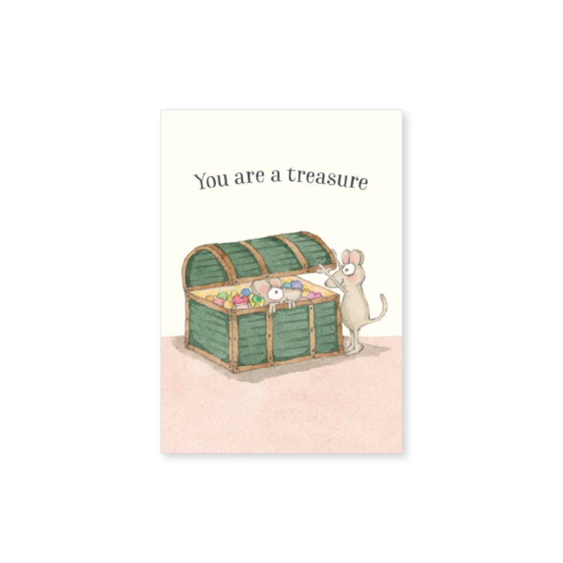 Affirmations - Twigseeds Mini Love Card - You are a treasure - T347
