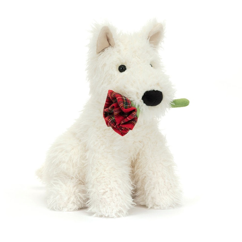 Jellycat Munro Scottie Dog 'Love You' 25cm