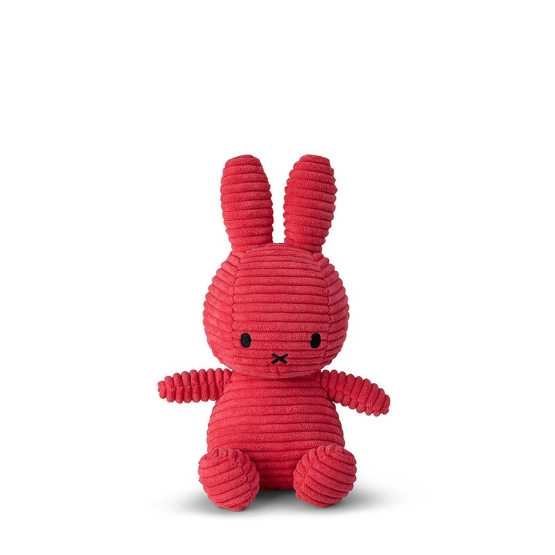 Miffy & Friends Miffy (ECO) Corduroy Fuchsia 23cm